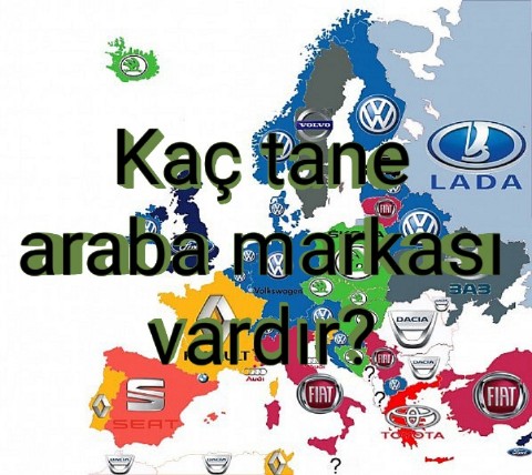 Kaç tane araba markası vardır?